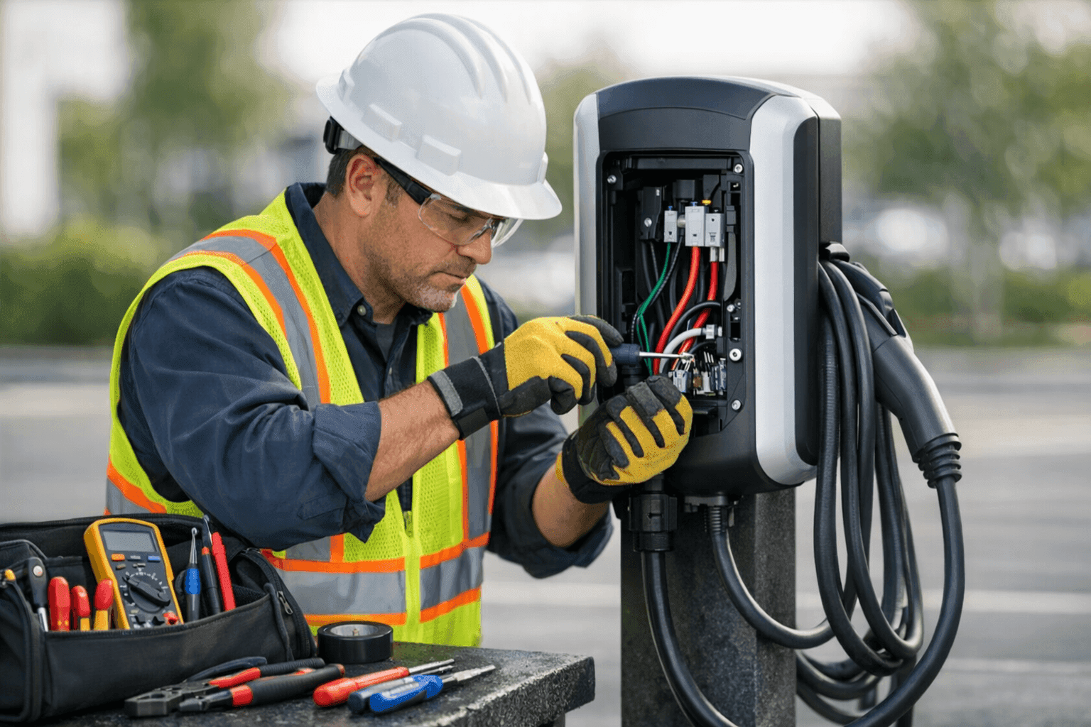 How to Safely Install an Electric Vehicle Charger at Your Business
