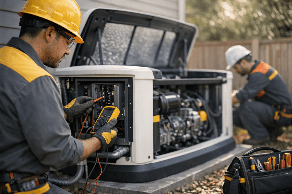 Backup Generators service by LintPro Electric