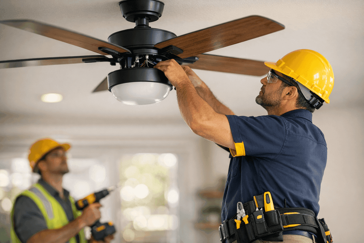 Ceiling Fans service by LintPro Electric