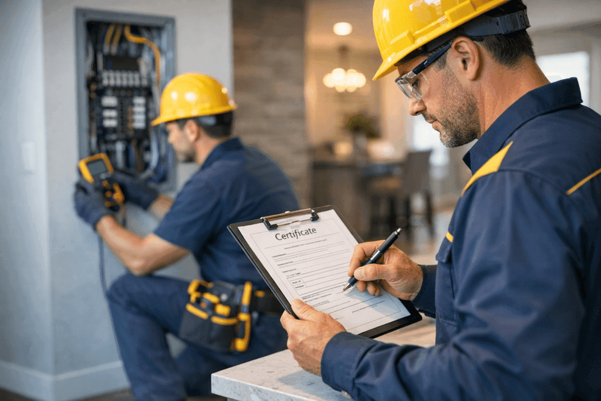 Certificates service by LintPro Electric
