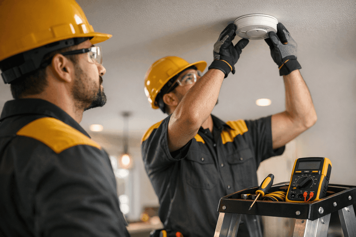 Smoke & Carbon Monoxide Detectors service by LintPro Electric